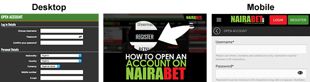 Nairabet registration