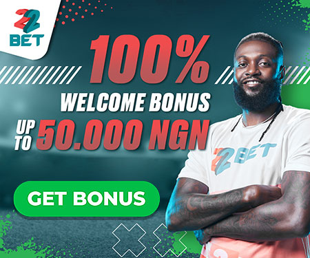 22Bet Nigeria Welcome Bonus